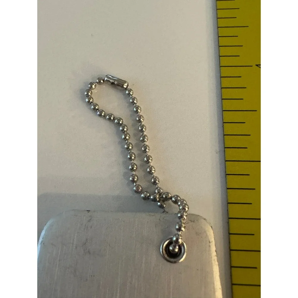 Vintage Nike Air Jordan Big Fund‎ Silver Jumpman Hangtag Keychain Accessory